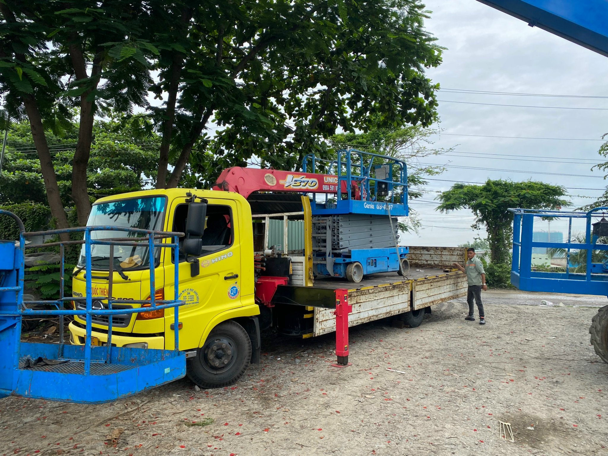 Cho thuê xe cẩu chuyên nghiệp nhất tại Bình Phước 