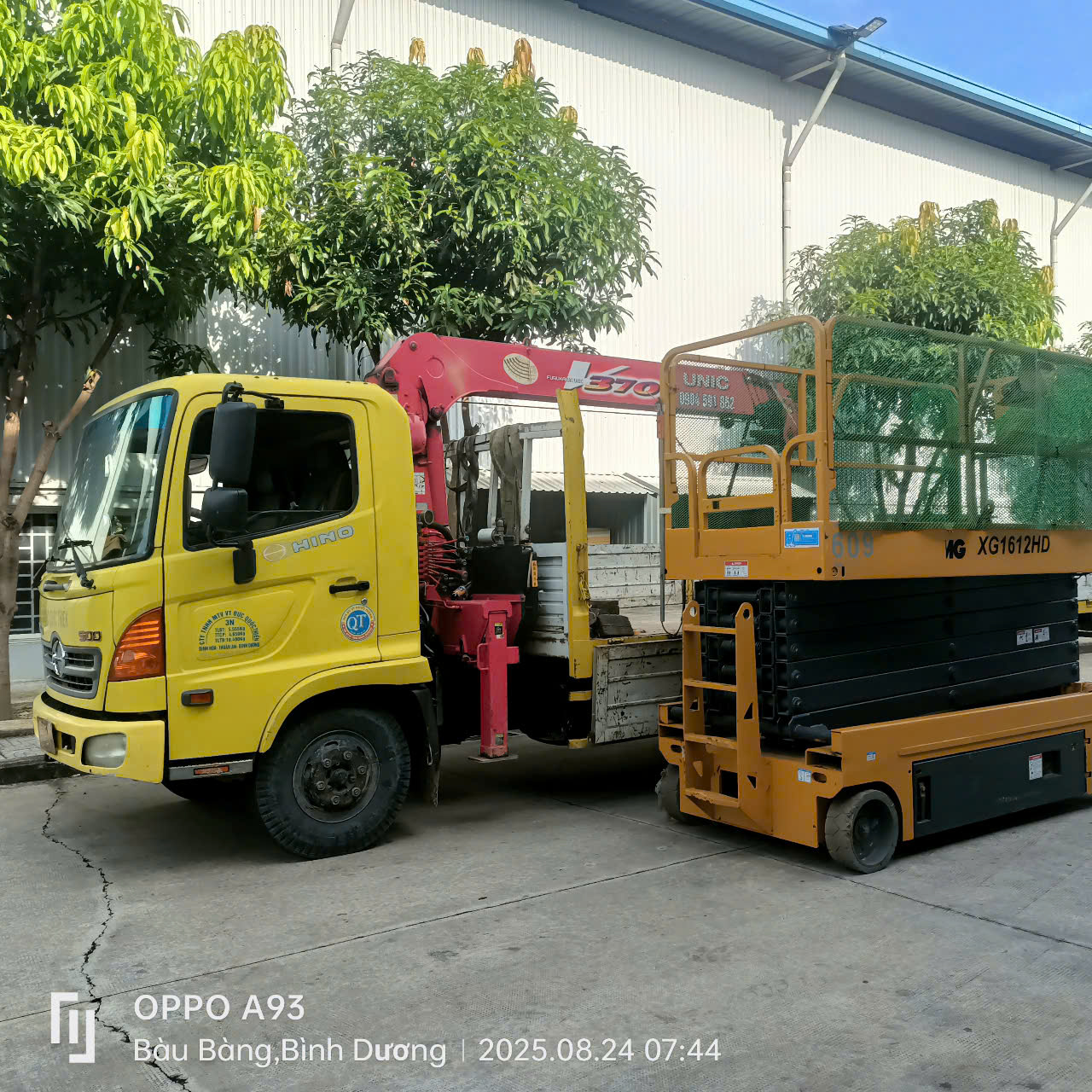 Công ty cho thuê xe cẩu gắn giỏi nâng nguồi giá rẻ tại Trảng Bàng Tây Ninh